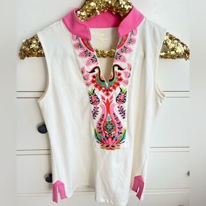 Spartina 449 Women’s Embroidered Tank Top